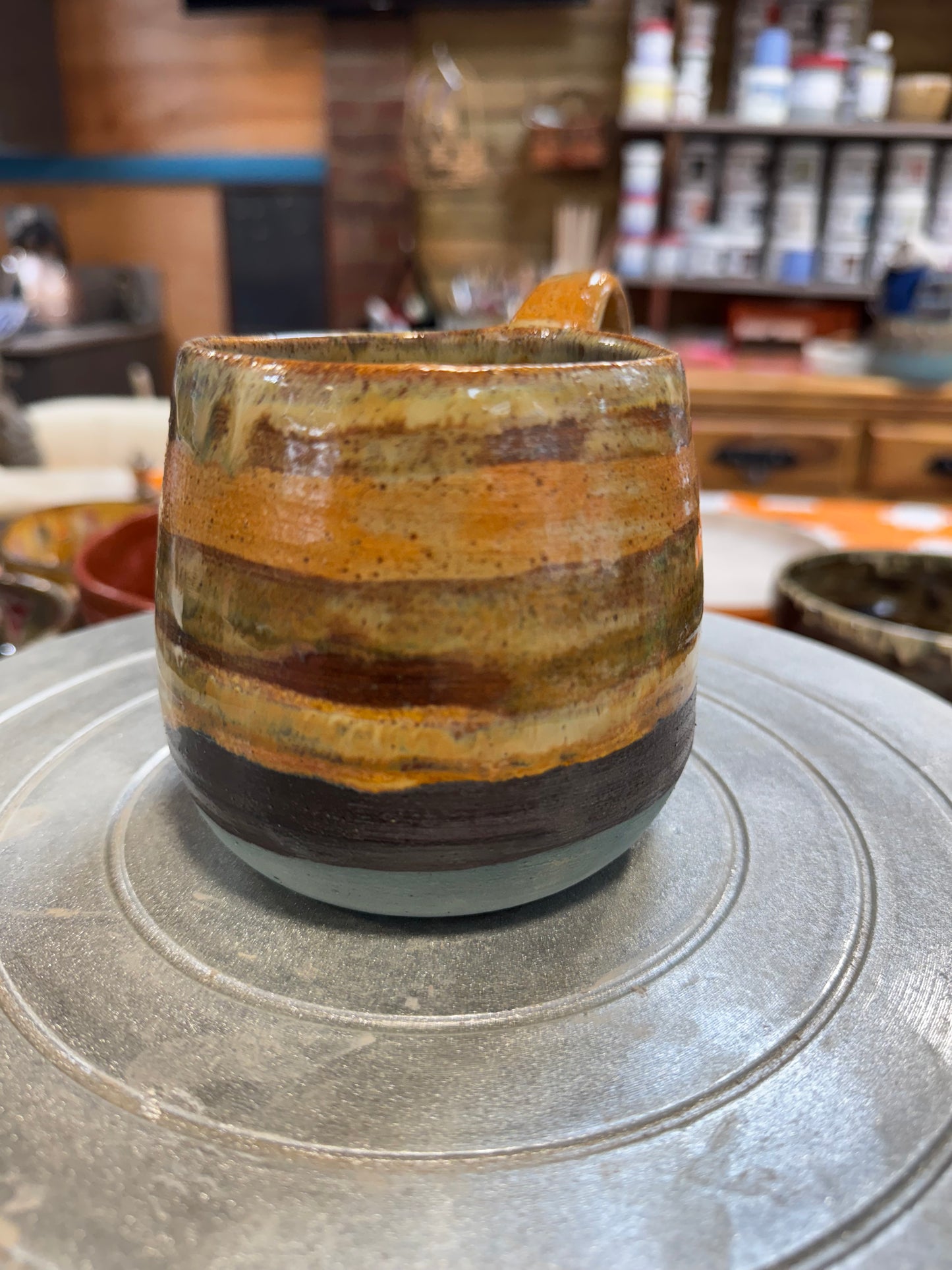 Handmade Layer Glaze Pottery Mug